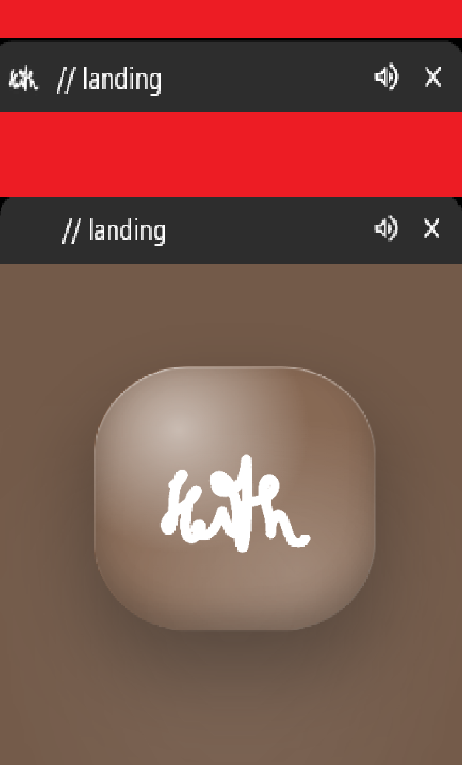 Root landing view